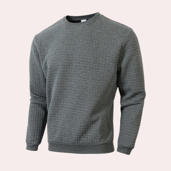 Casual ademende herensweater