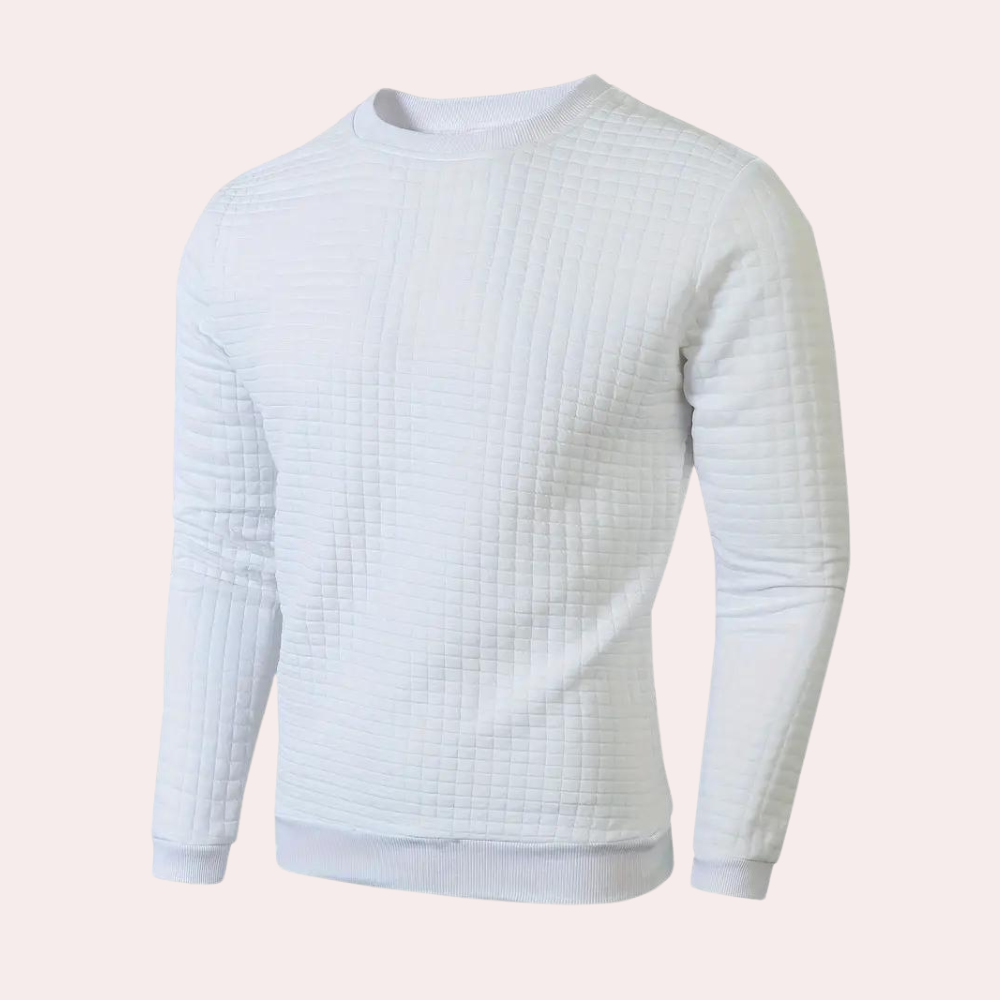 Casual ademende herensweater