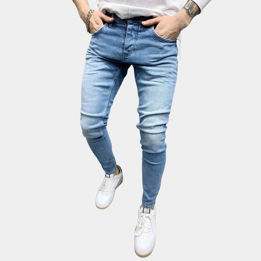 Casual skinny herenbroek