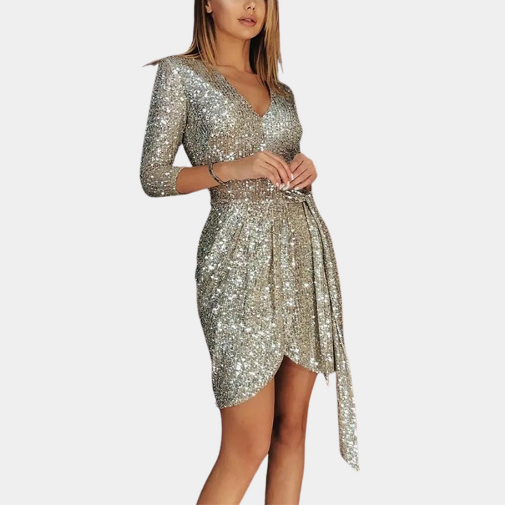 Elegante dames glitterjurk