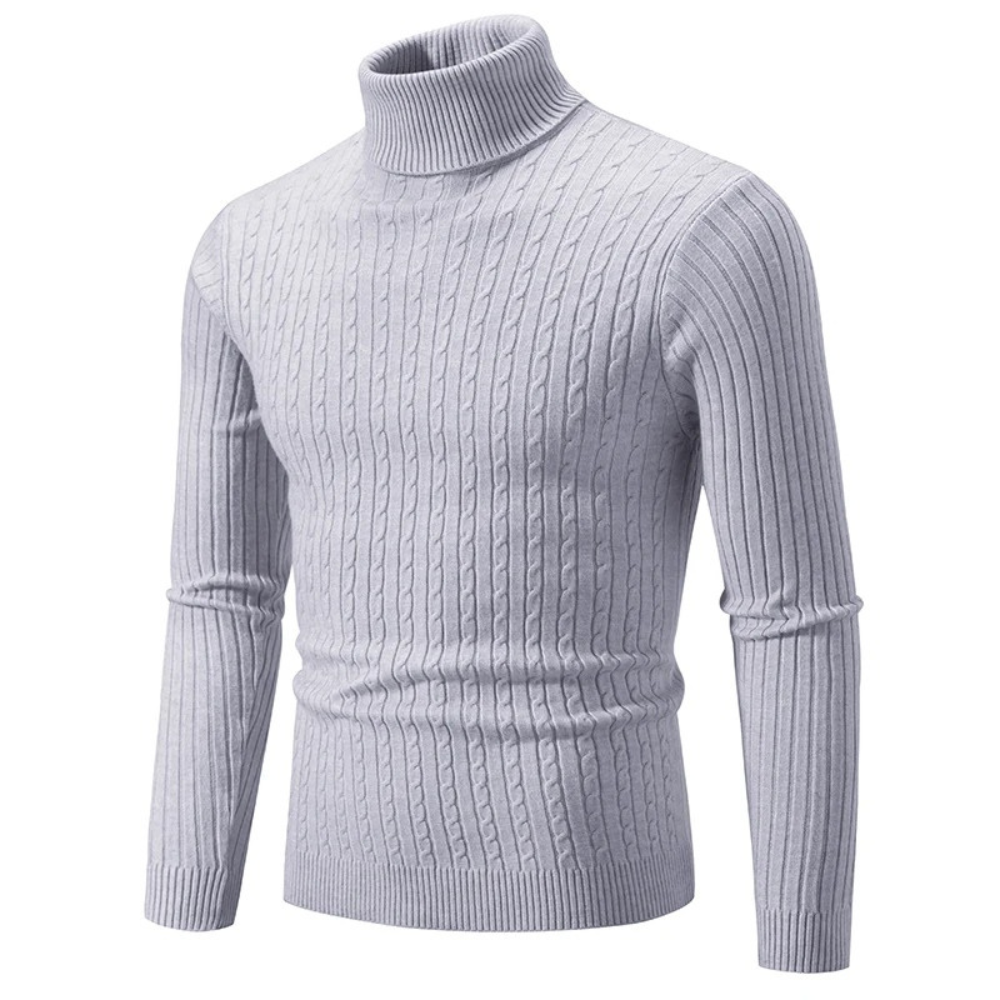 Comfortabele gebreide herensweater