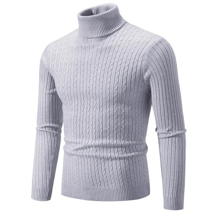 Comfortabele gebreide herensweater