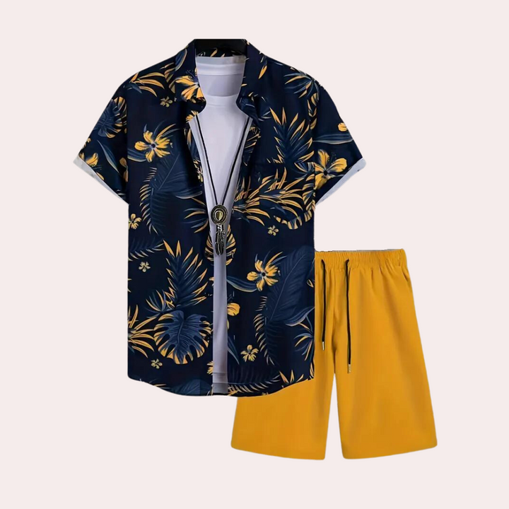 Heren tweedelige zomerkleding set