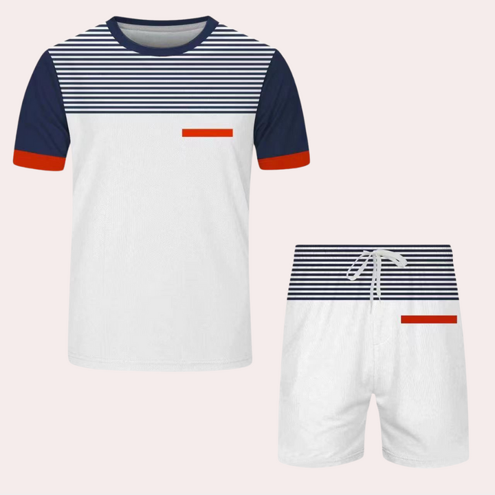 Trendy tweedelige zomerkleding voor mannen