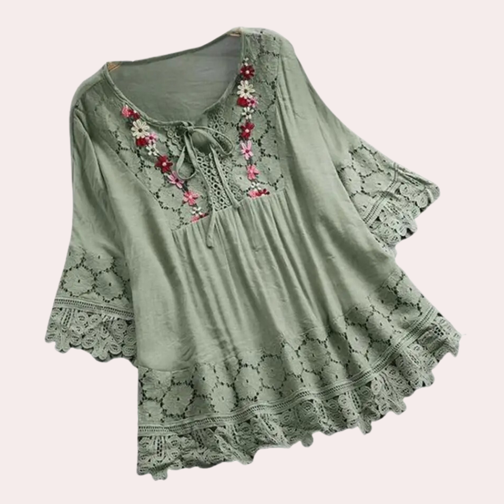 Stijlvolle dameszomerblouse