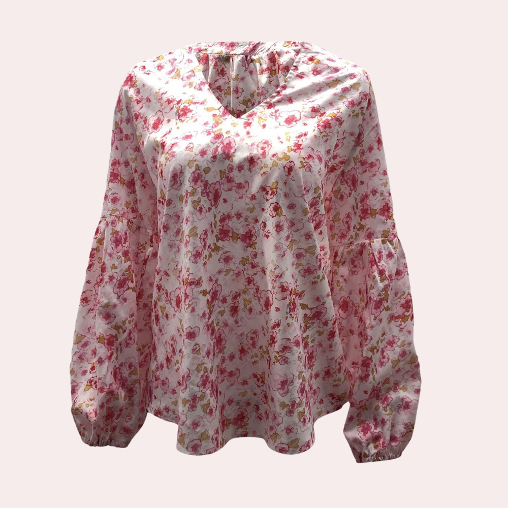 Bloemen zomerblouse voor vrouwen