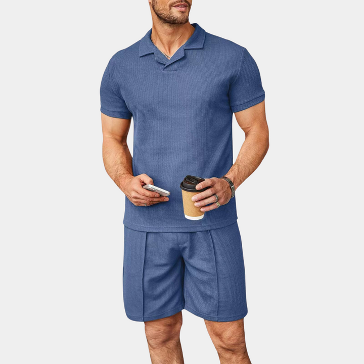 Casual tweedelige zomerkleding voor mannen