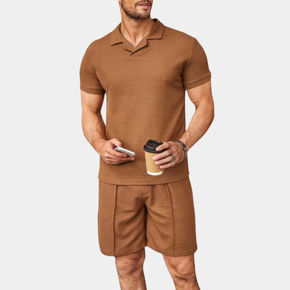 Casual tweedelige zomerkleding voor mannen