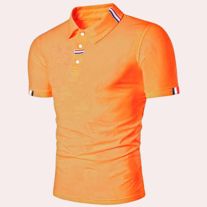 Oranje shirt voor heren