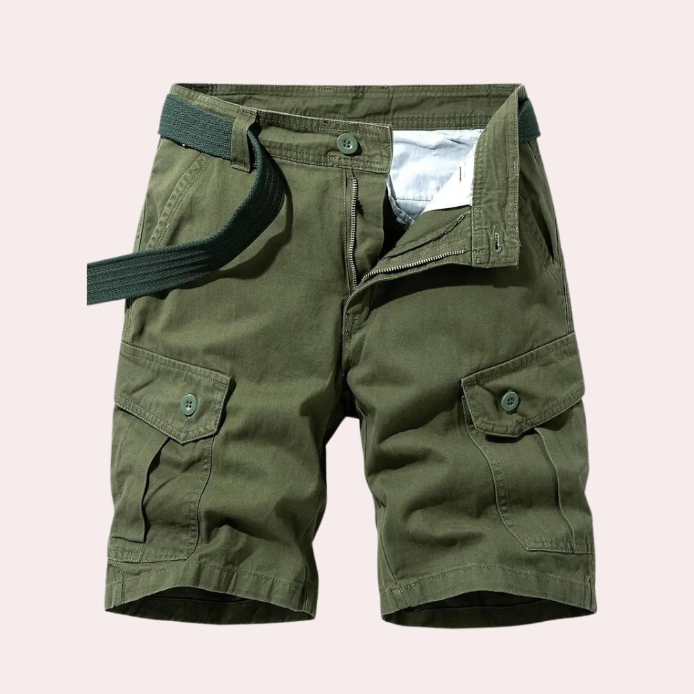 Cargo shorts met meerdere zakken voor mannen