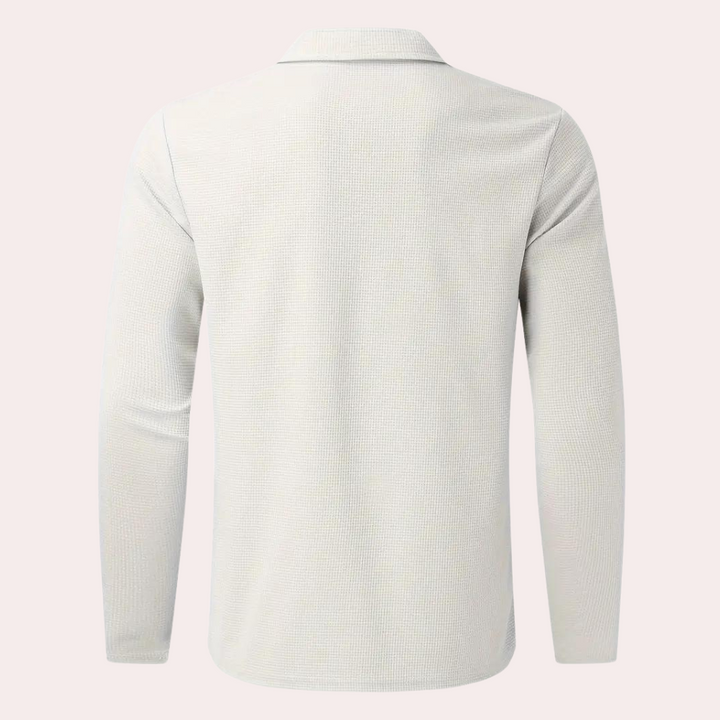 Casual pullover met v-hals voor heren