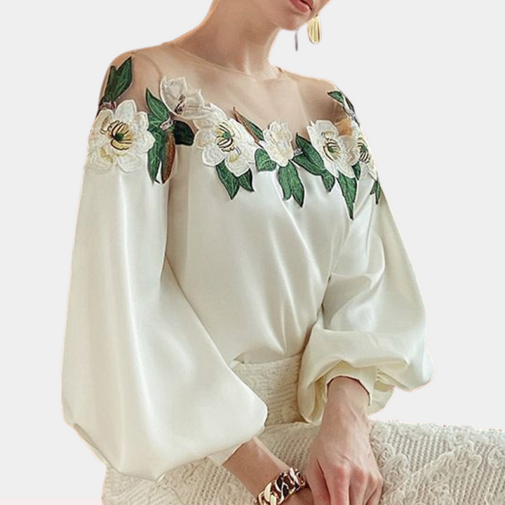 Bonnie - Elegante gebloemde damesblouse