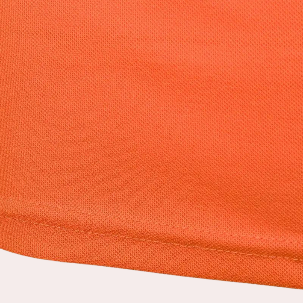 Diarmaid - Stijlvol oranje herenpoloshirt