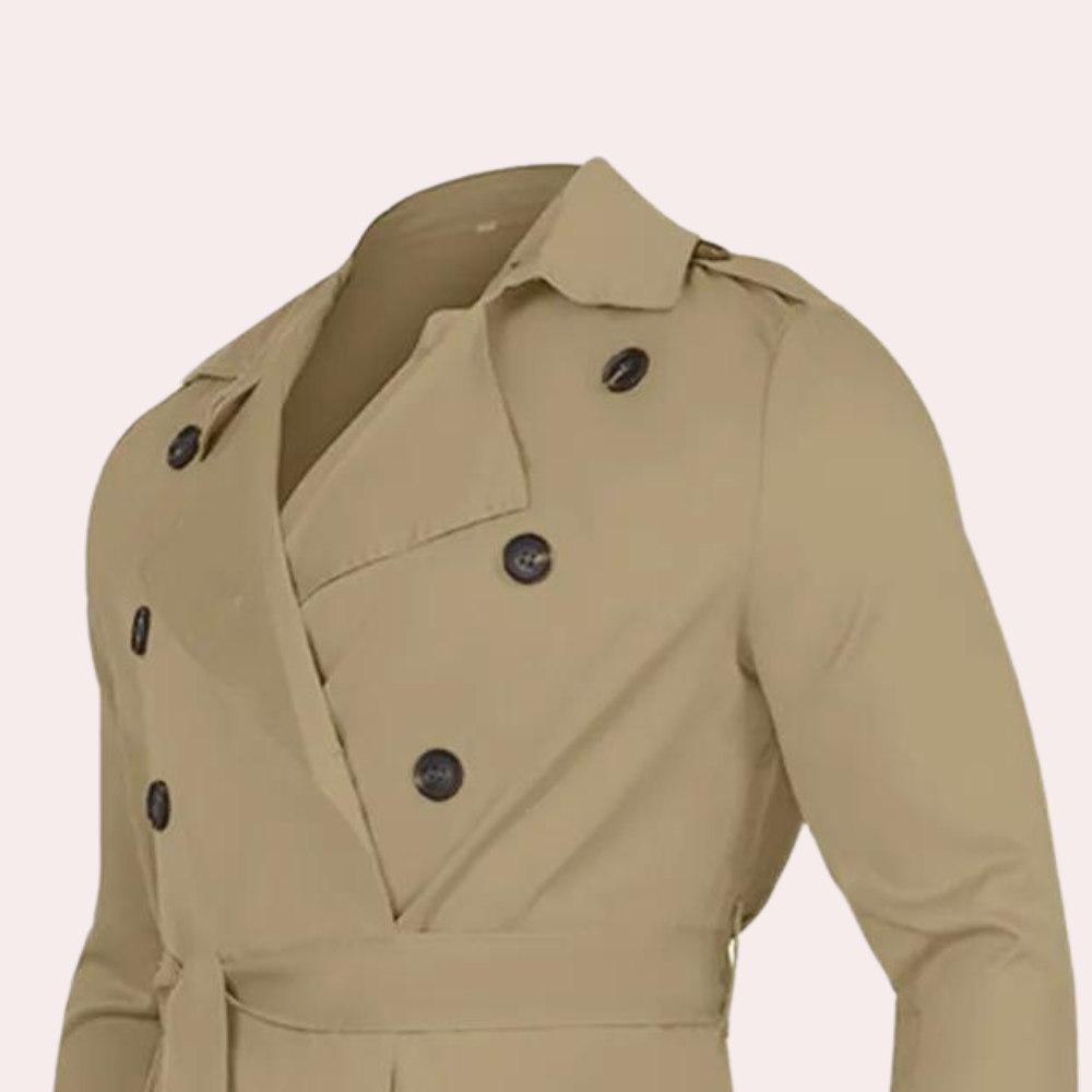 Casual trenchcoat voor heren