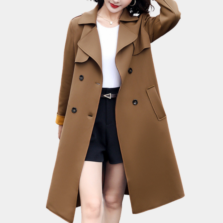 Wilfreda - Elegante trenchcoat voor dames