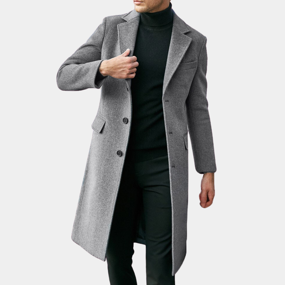 Semi-formele trenchcoat voor heren