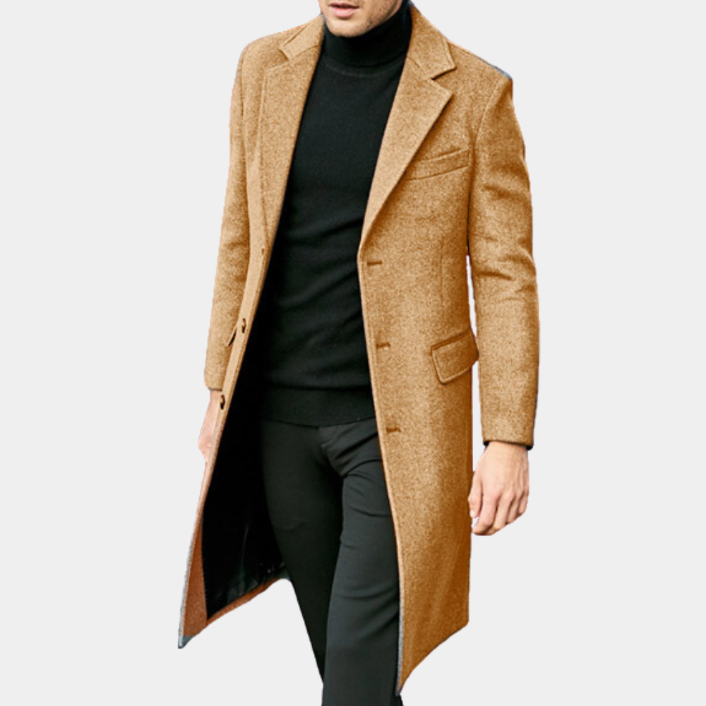 Semi-formele trenchcoat voor heren