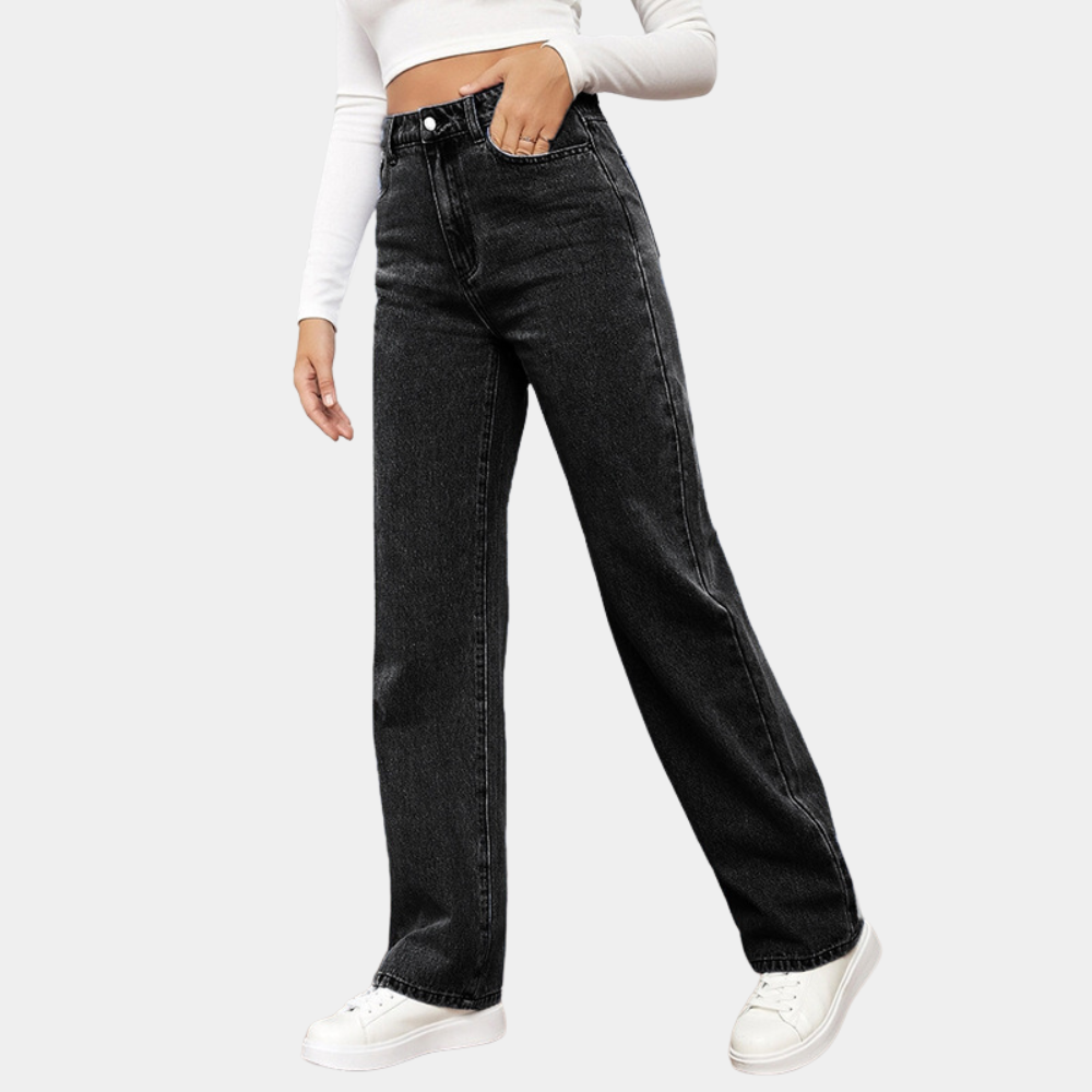 Jitka- Casual baggy jeans voor dames