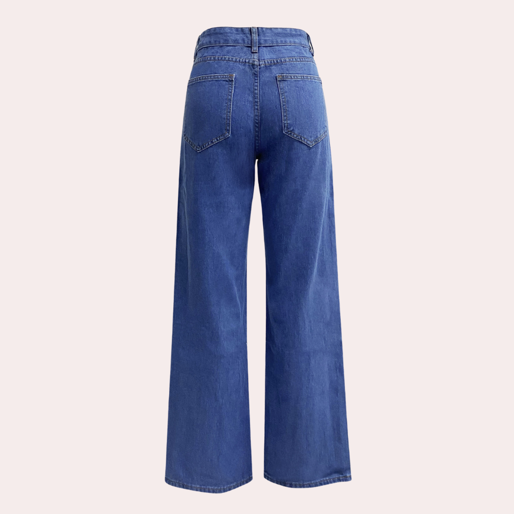 Jitka- Casual baggy jeans voor dames