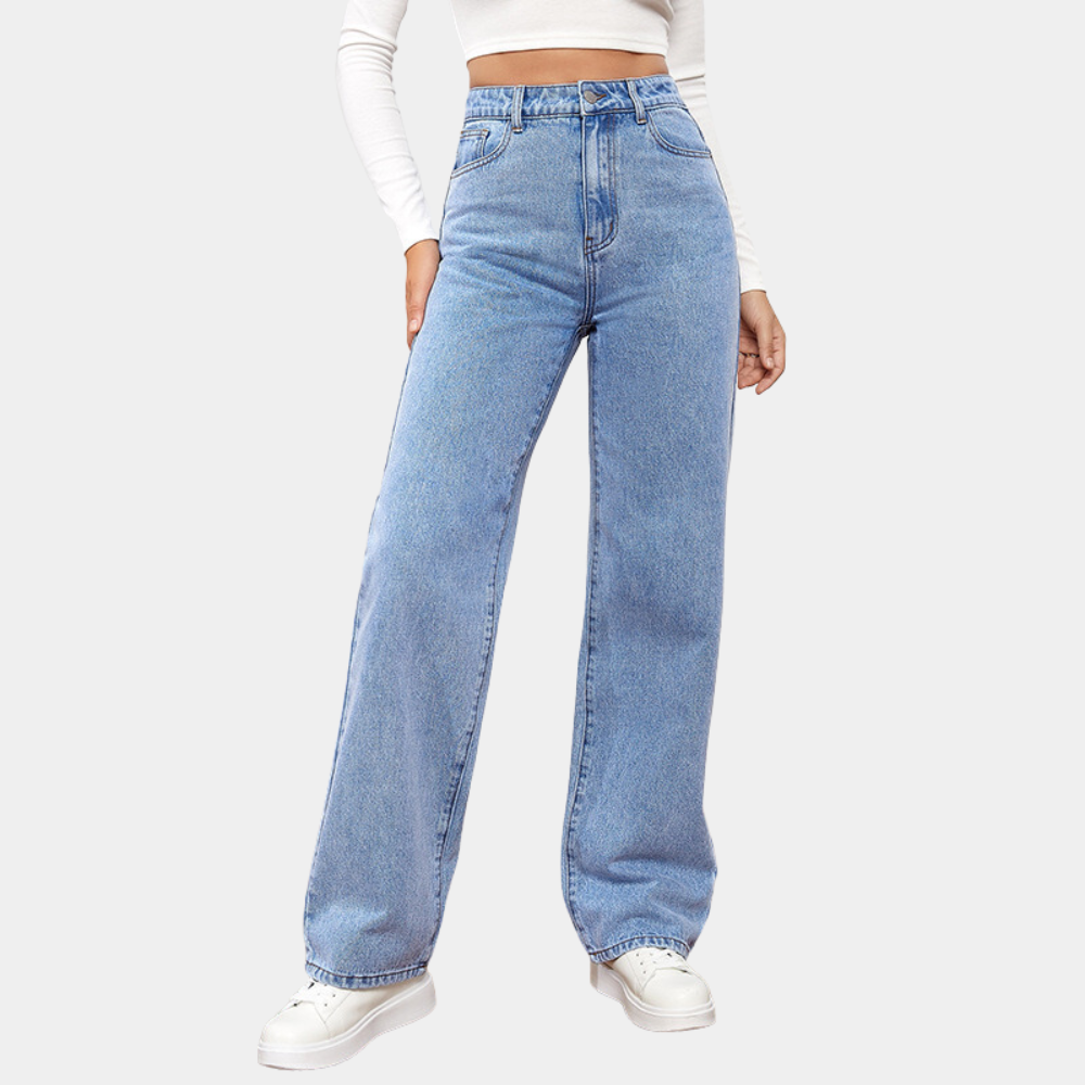 Jitka- Casual baggy jeans voor dames