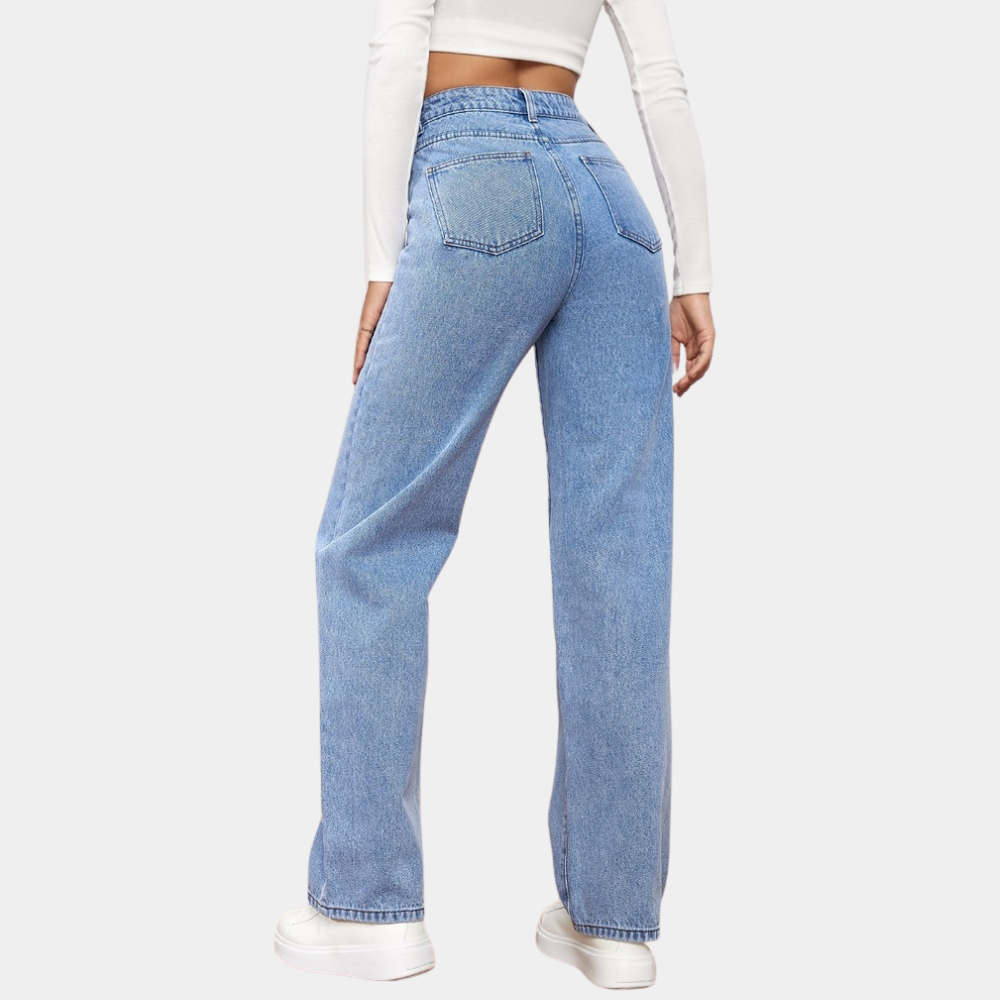 Jitka- Casual baggy jeans voor dames