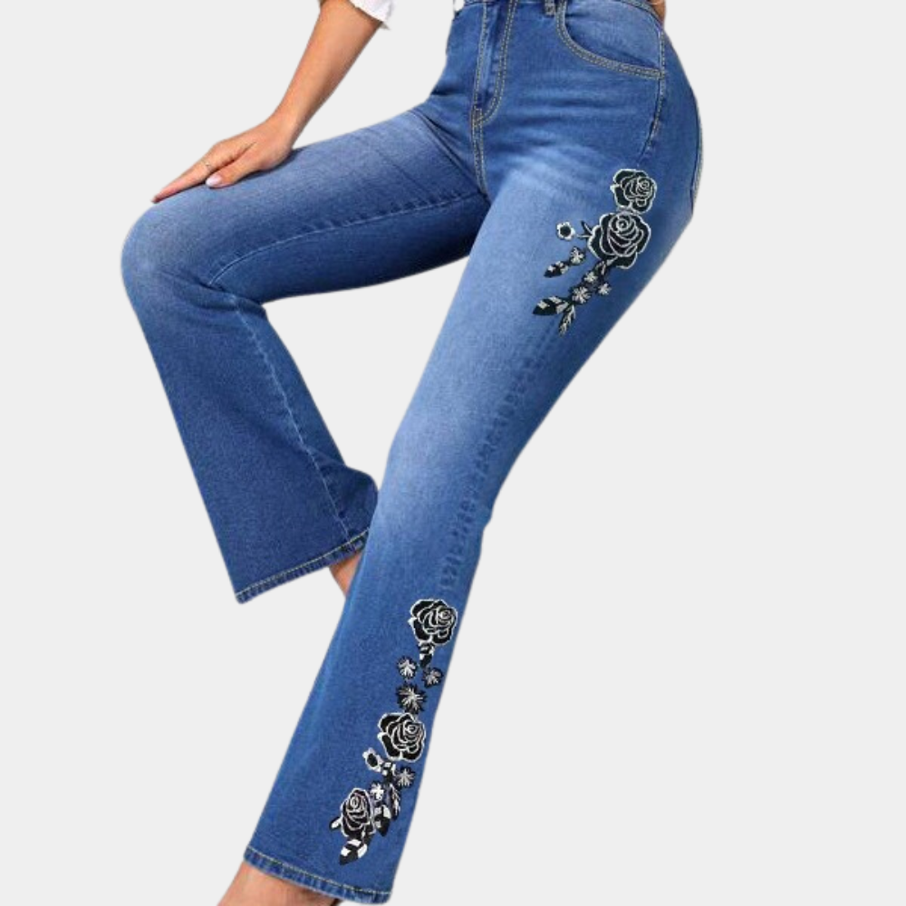 Sabinka - Stijlvolle flared jeans voor dames