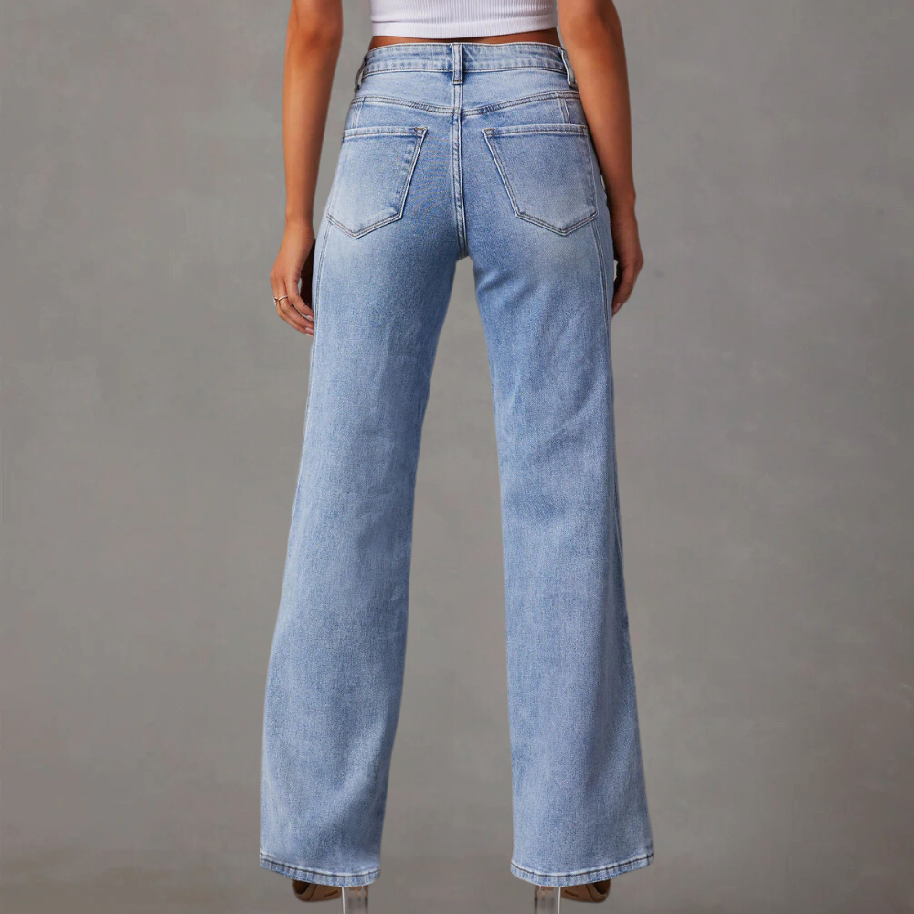 Rhiannon - Stijlvolle flared jeans voor dames