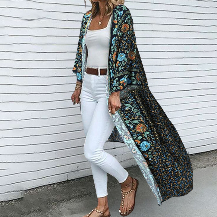 Courtney - Zomerse Bloemendroom Bohemian Print Vest