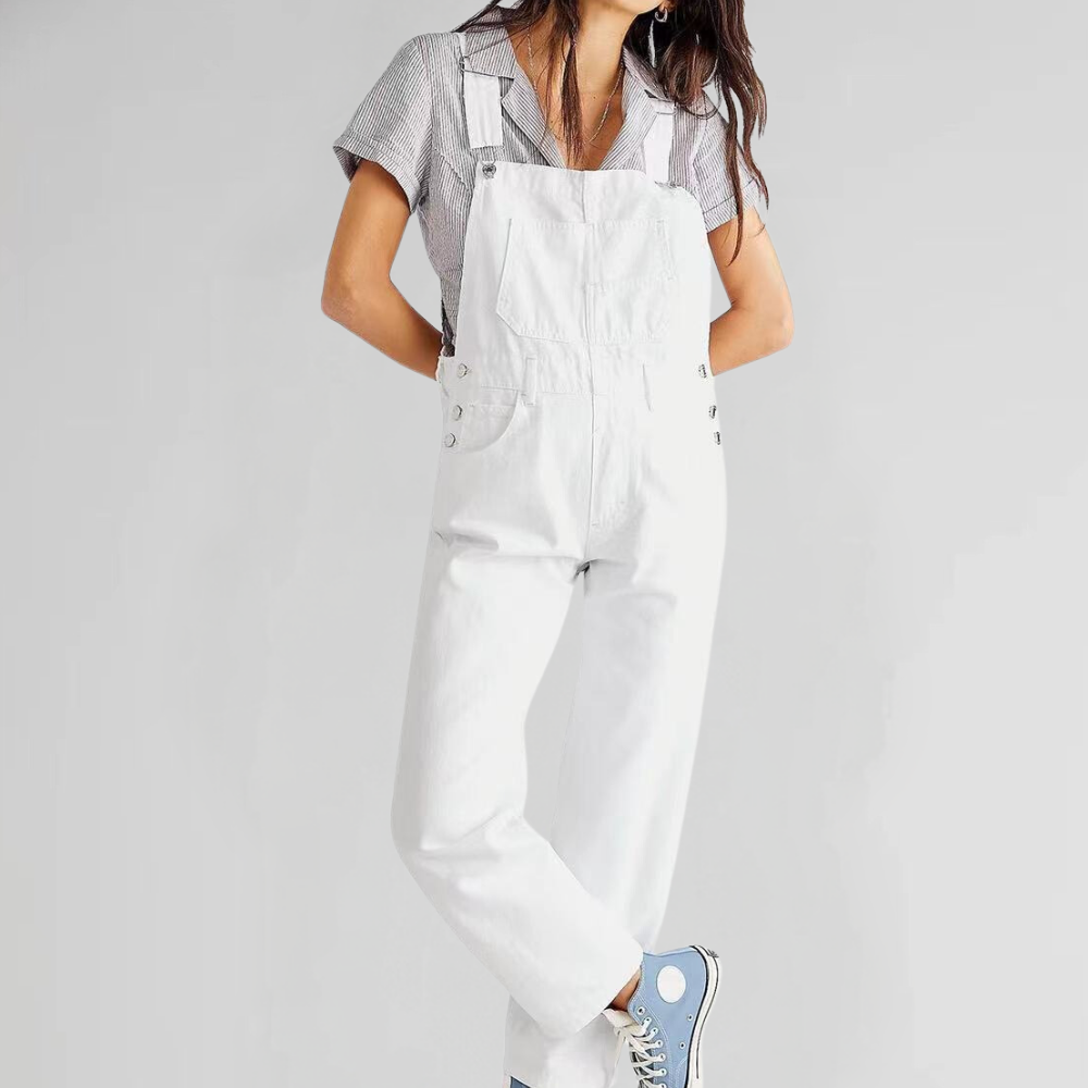 Valeria - Stijlvolle en comfortabele denim jumpsuit voor dames