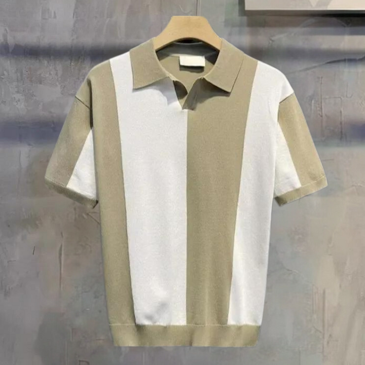 Andrei - Luxe gebreide poloshirt voor heren