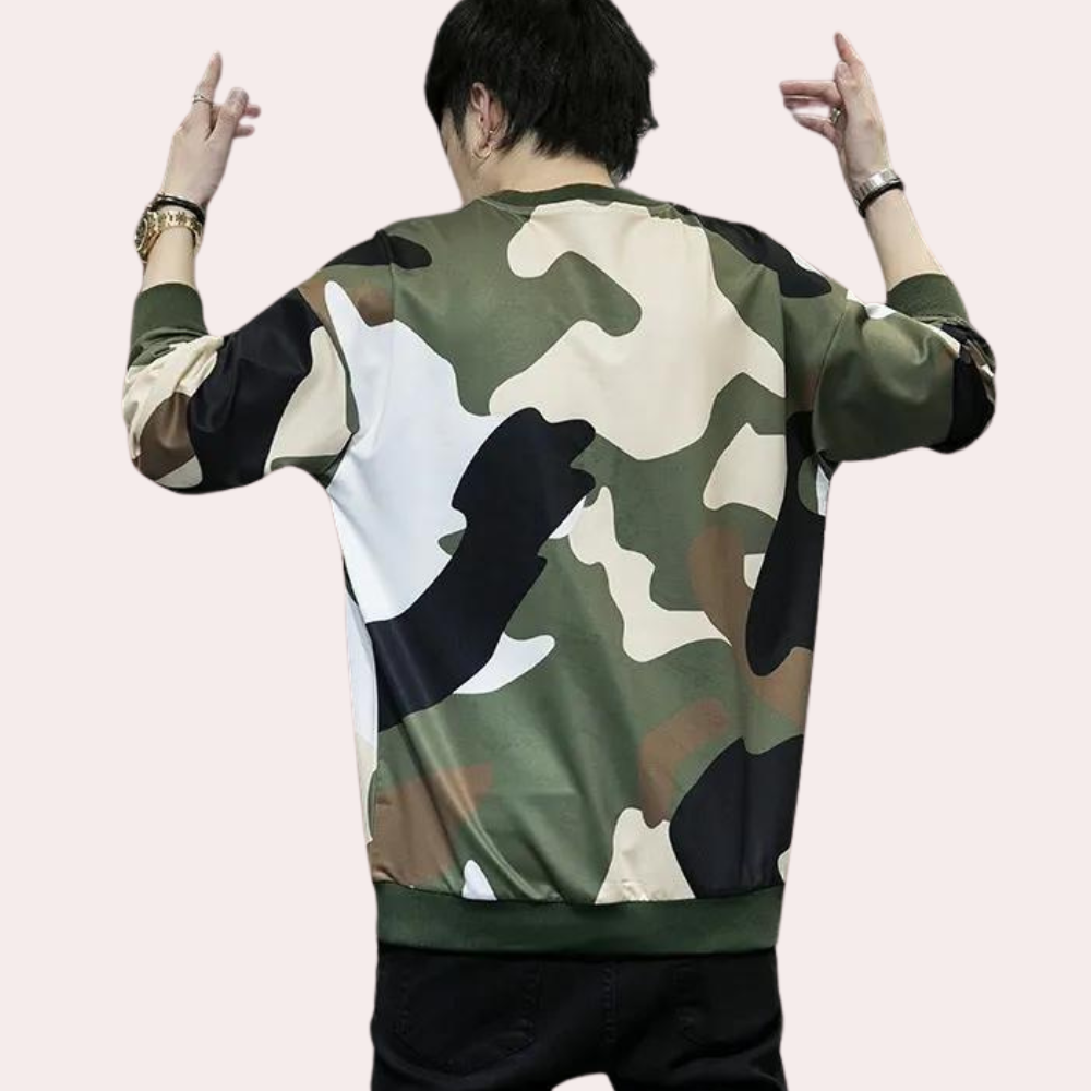 Beniamin - Stijlvol Camouflage Sweatshirt voor mannen