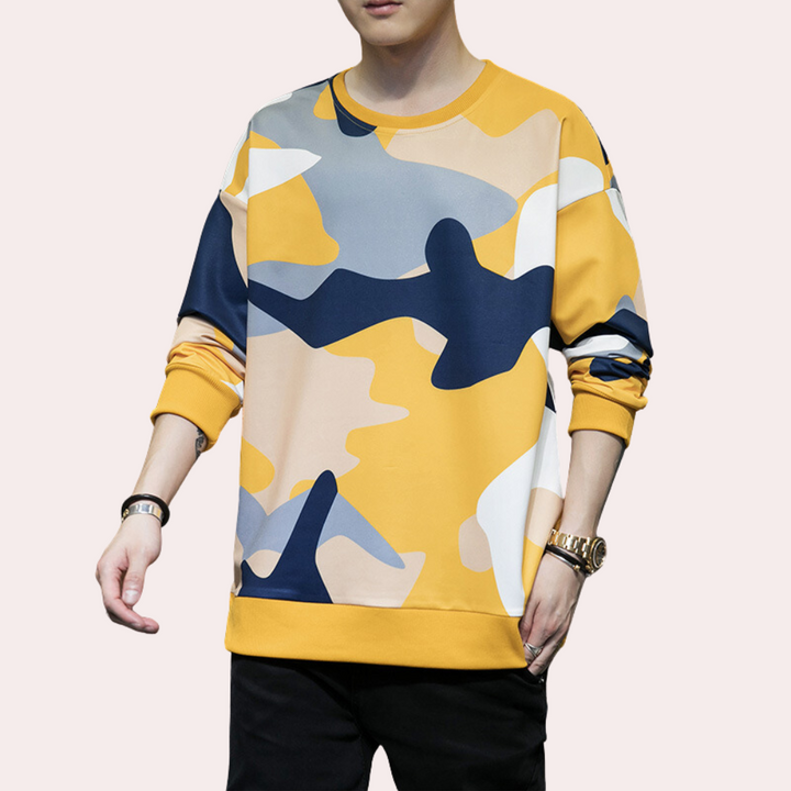 Beniamin - Stijlvol Camouflage Sweatshirt voor mannen