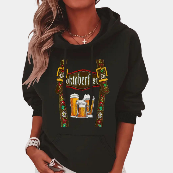 Ioanna - Gezellige Oktoberfest Hoodie voor dames