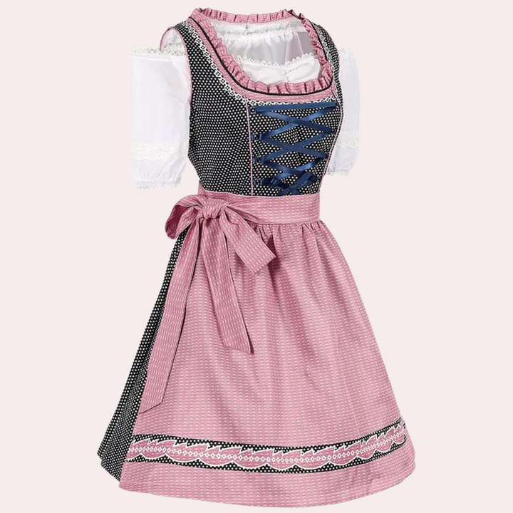 Marceline - Stijlvolle Oktoberfest Jurk met Trendy Accenten