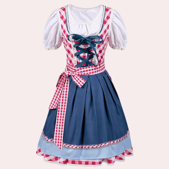 Briana - Feestelijke Oktoberfest Midi-jurk voor dames