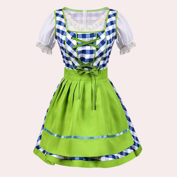 Briana - Feestelijke Oktoberfest Midi-jurk voor dames