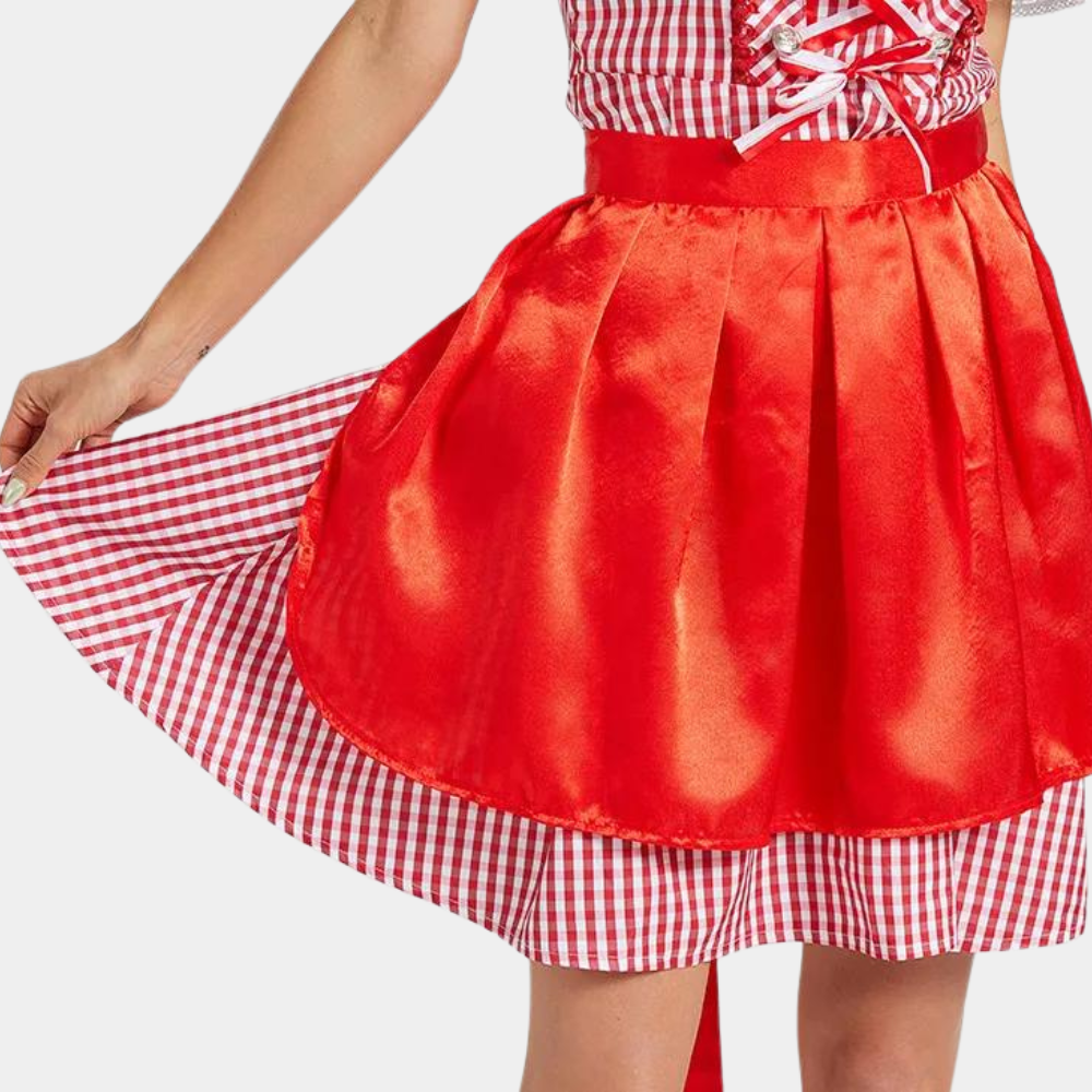 Rowena - Dames retro Oktoberfest dirndl jurk