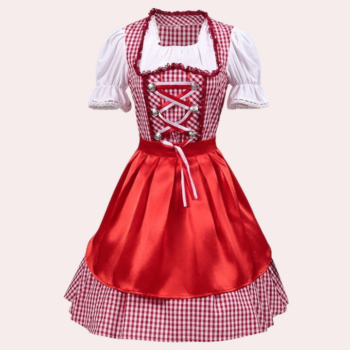 Rowena - Dames retro Oktoberfest dirndl jurk