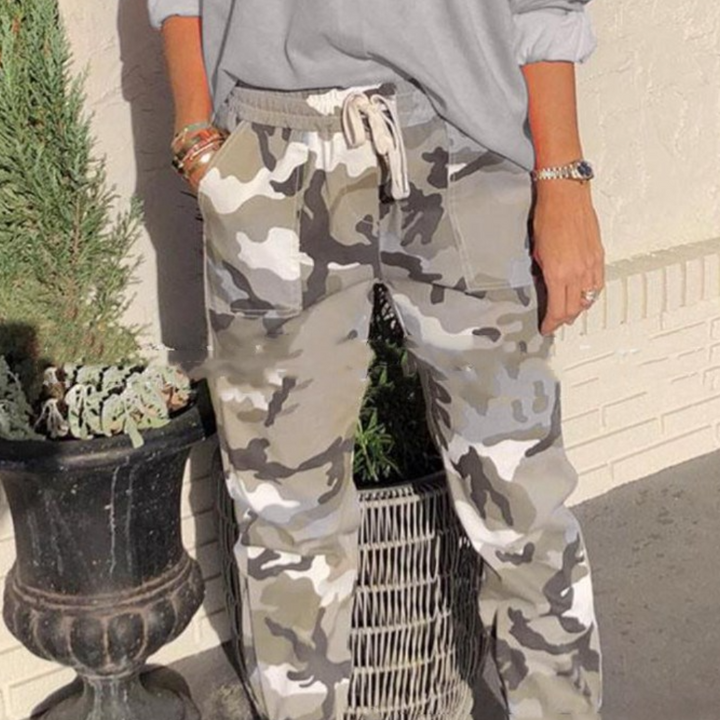 Myrsini - Camouflage Jogger Broek voor dames