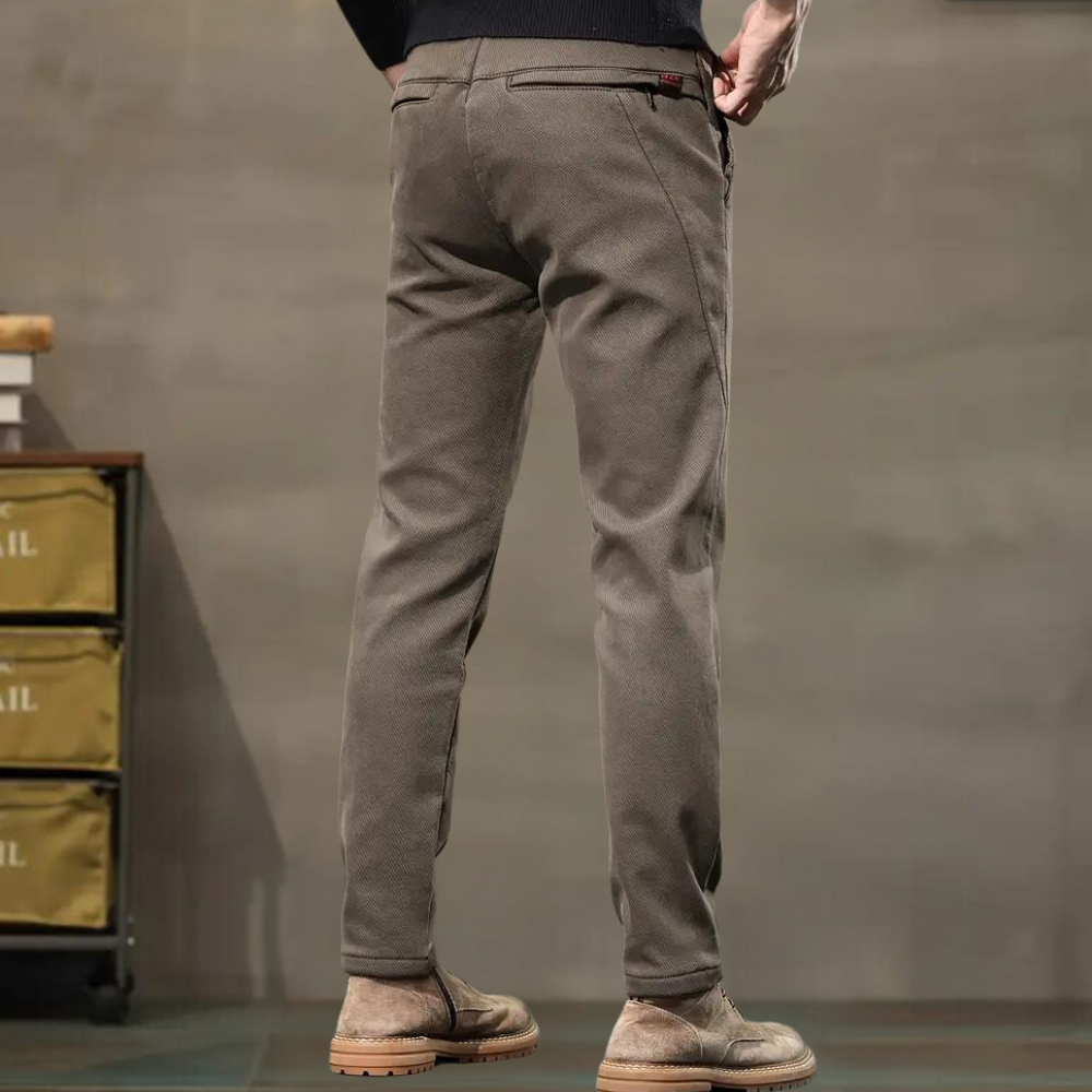 Adalgiso - Strakke Heren Slim Fit Broek voor Moeiteloze Stijl