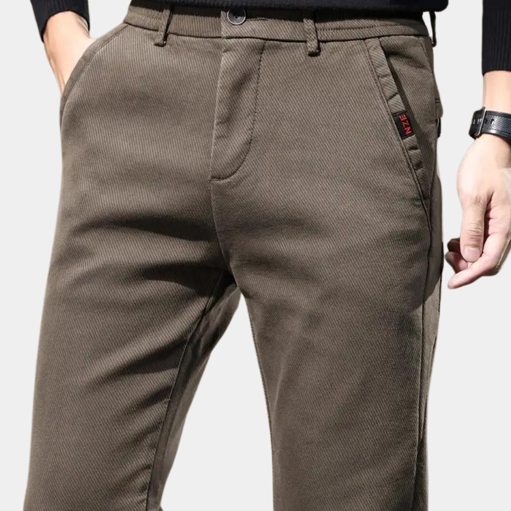 Adalgiso - Strakke Heren Slim Fit Broek voor Moeiteloze Stijl