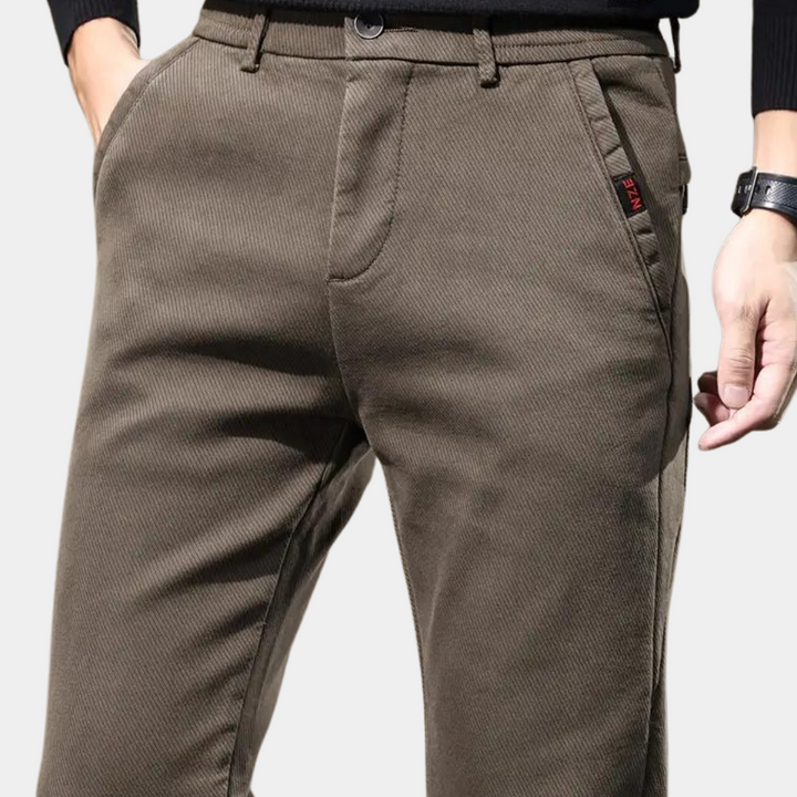 Adalgiso - Strakke Heren Slim Fit Broek voor Moeiteloze Stijl