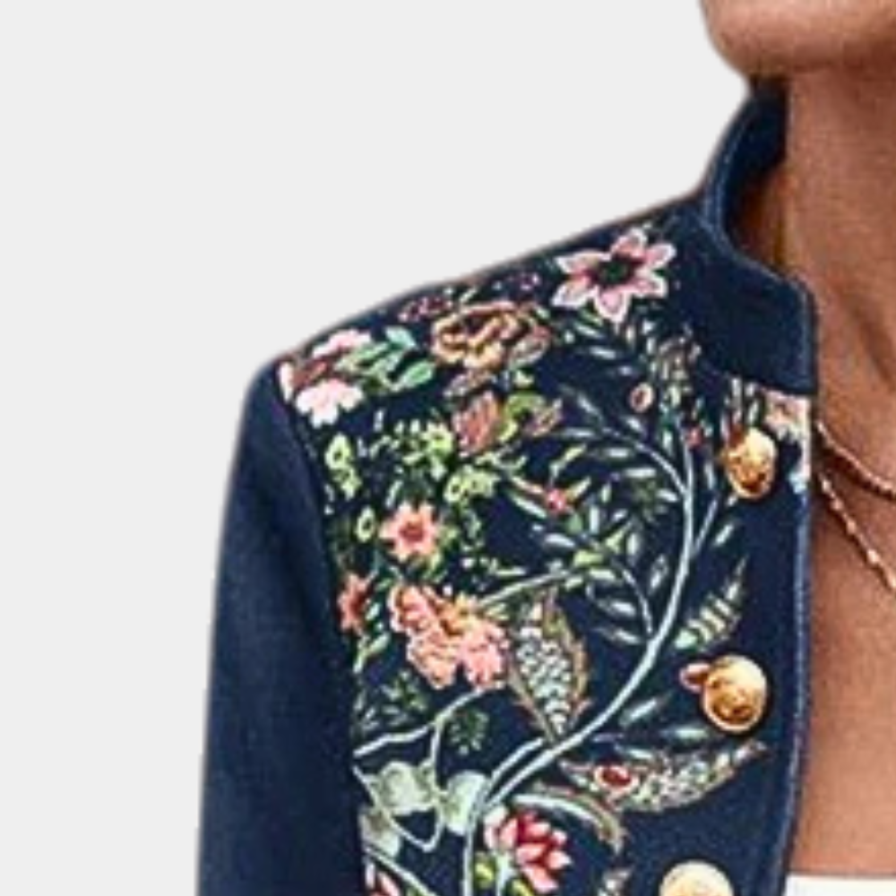 Iona - Stijlvolle damesblazer met bloemenprint