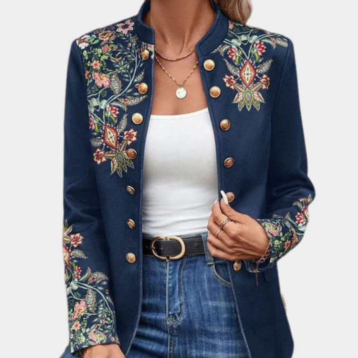 Iona - Stijlvolle damesblazer met bloemenprint