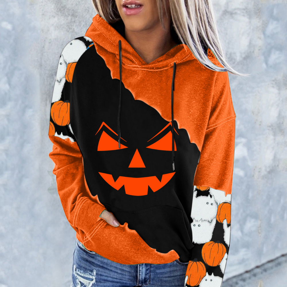 Elizabet - Modieus Halloween Sweatshirt voor dames