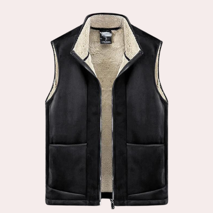 Vincien - Herenwintervest met rits