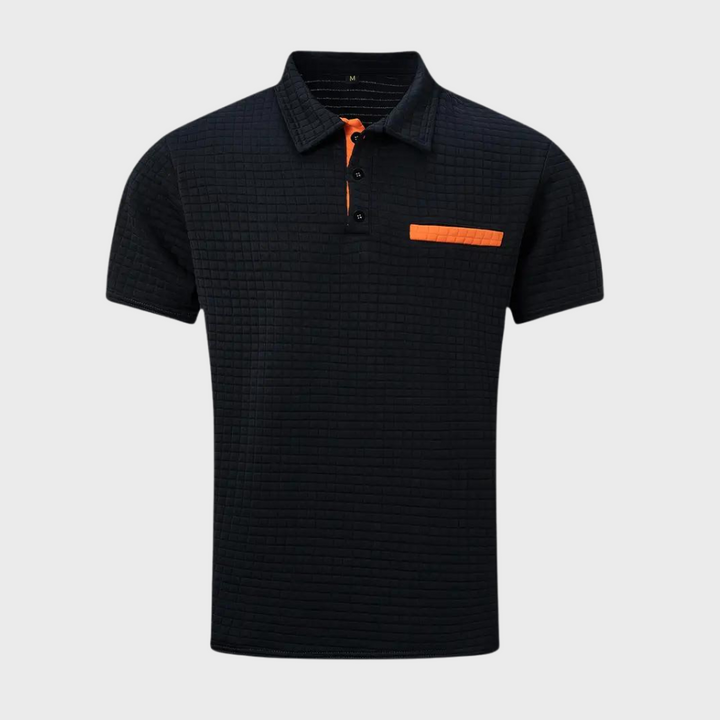 Zwarte polo shirt voor heren