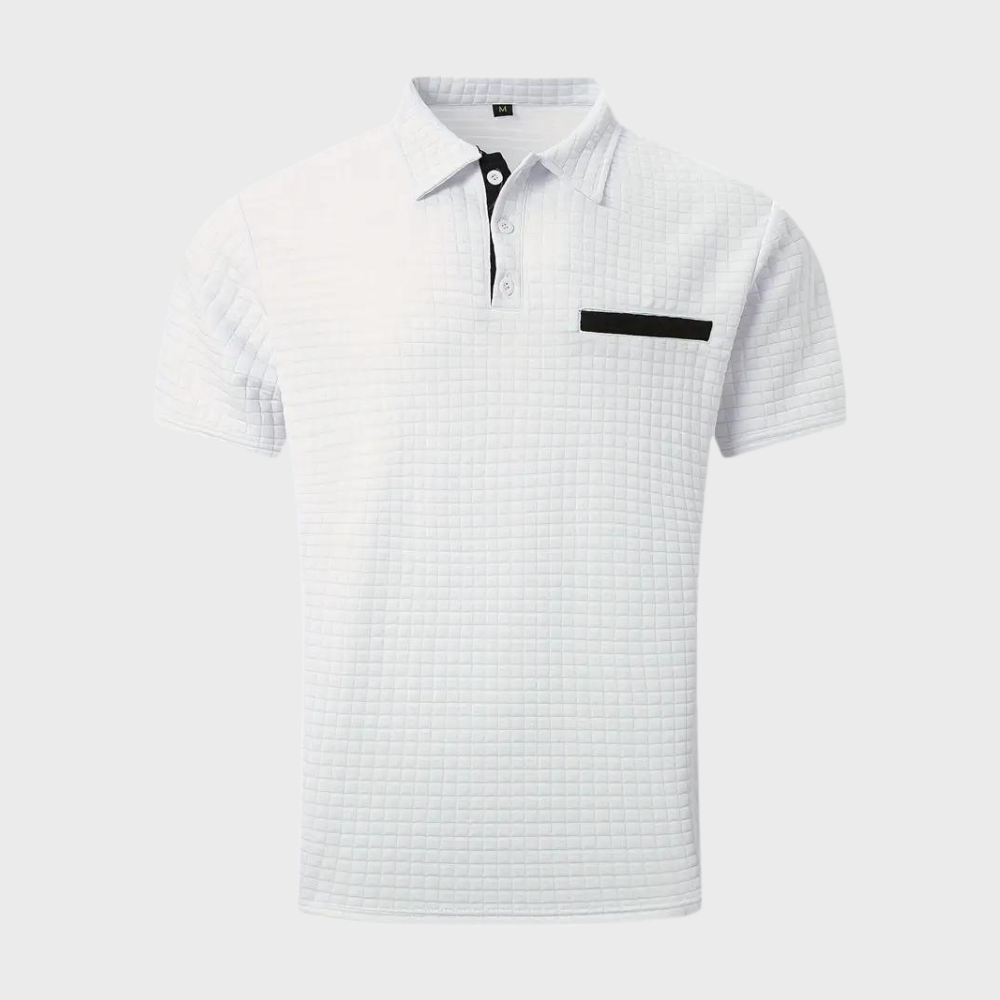 Witte polo shirt voor heren