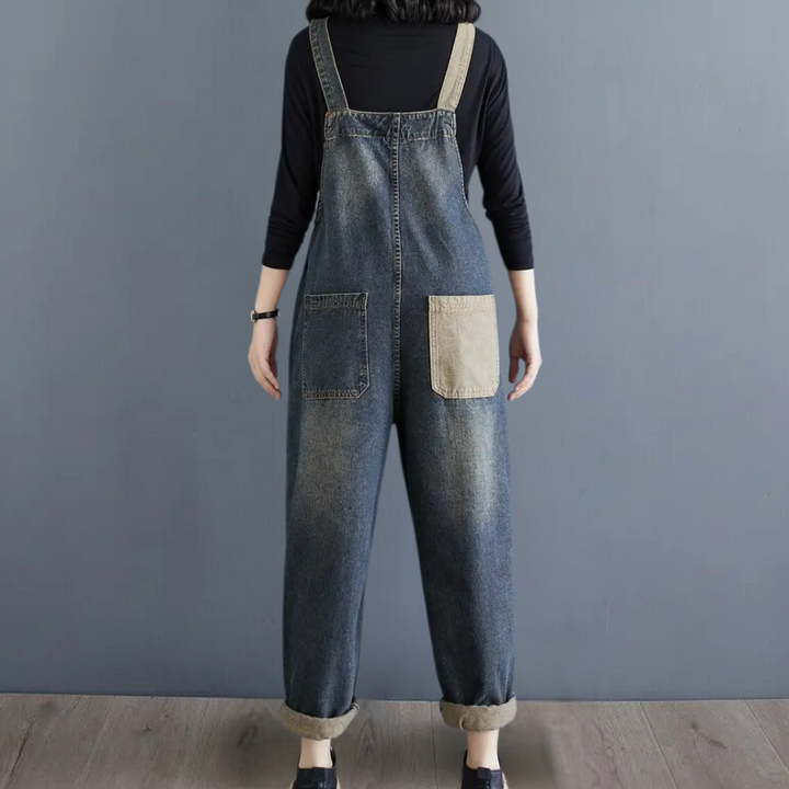 AGATA - Moderne Denim Jumpsuit voor Dames