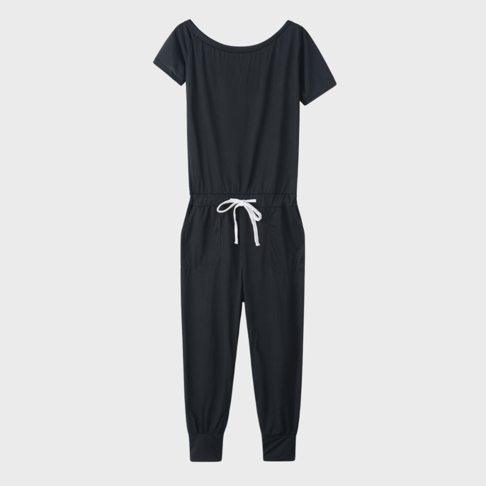 Damesjumpsuit met trekkoord